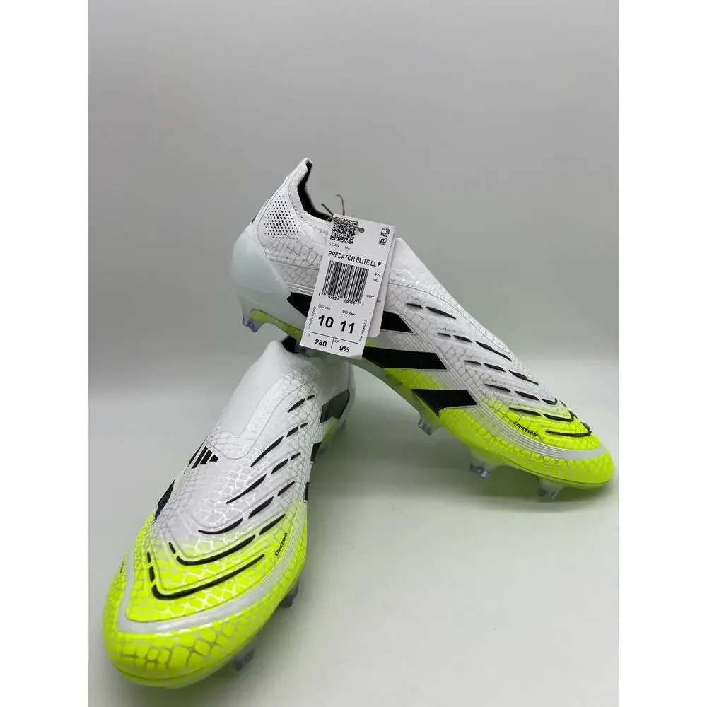 adidas Predator Elite Laceless FG Men's Size 10 Radiant Blaze Pack JI1075 New.